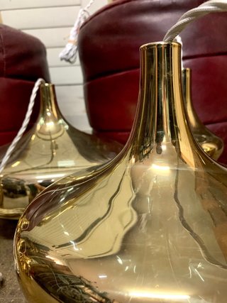 Lámparas de cristal Italianas Nostalgia Doradas