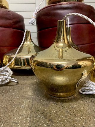 Lámparas de cristal Italianas Nostalgia Doradas