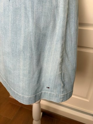 Vestido vaquero sin tirantes Tommy Hilfiger
