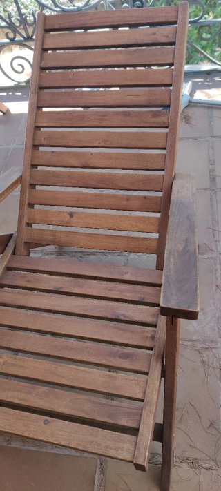 Conjunto Mesa y Sillas Jardín Madera