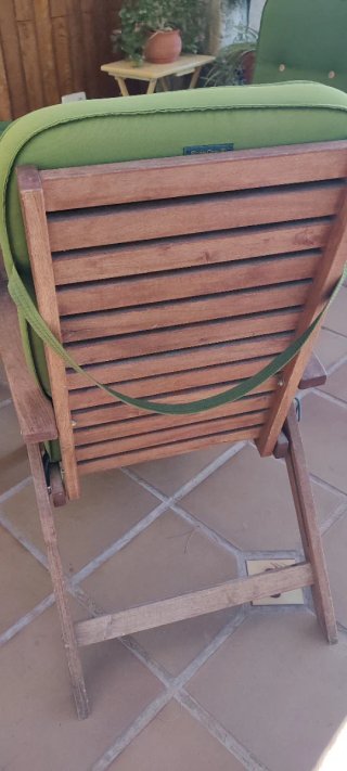 Conjunto Mesa y Sillas Jardín Madera
