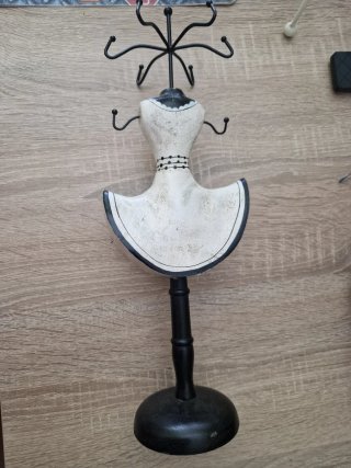 Appendiabiti per gioielli in stile manichino