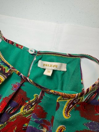 Vestido largo estampado