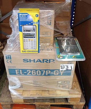 Lote Calculadoras SHARP.