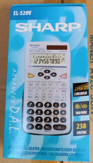 Lote Calculadoras SHARP.