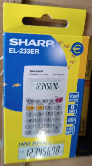 Lote Calculadoras SHARP.