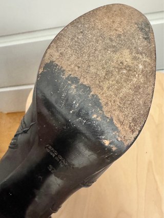 Botas altas negras de tacón de Albano