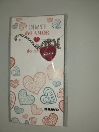 Colgante Corazón Rojo Love BRAVO