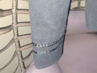 Americana Zara Basic terciopelo