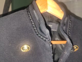 Americana Zara Basic terciopelo