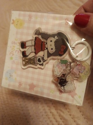 Llavero Hello Kitty con figuras
