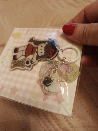 Llavero Hello Kitty con figuras