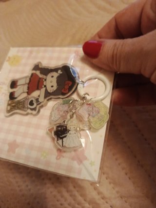 Llavero Hello Kitty con figuras