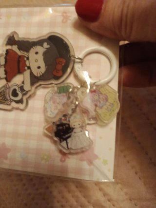 Llavero Hello Kitty con figuras