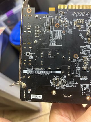 MSI RX 480 Armor 8GB PCB Placa