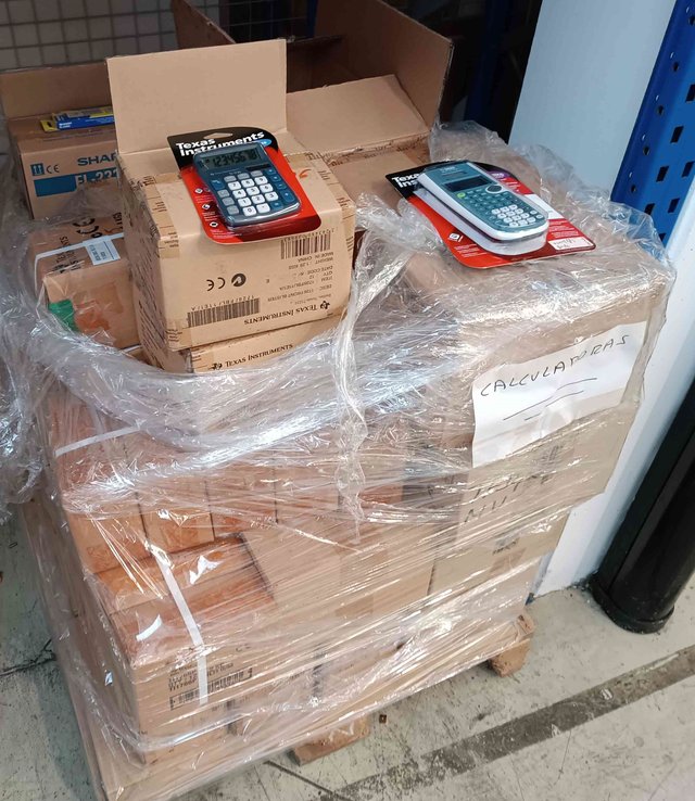 Lote Calculadoras TEXAS INSTRUMENTS.