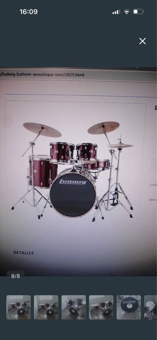 Batería Ludwig completa