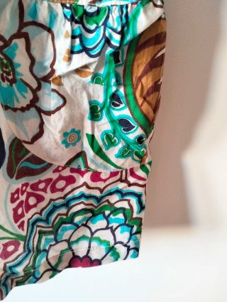 Blusa Talla S Estampada Crochet