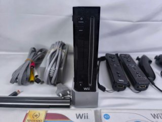 Consola Nintendo Wii Negra + Juegos y Accesorios