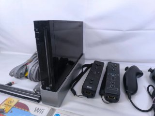 Consola Nintendo Wii Negra + Juegos y Accesorios