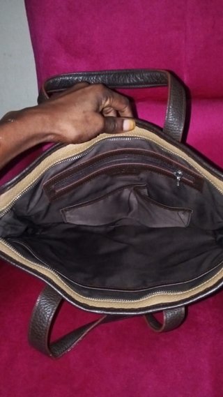 Bolso Loewe Vintage Piel Beige y Marrón