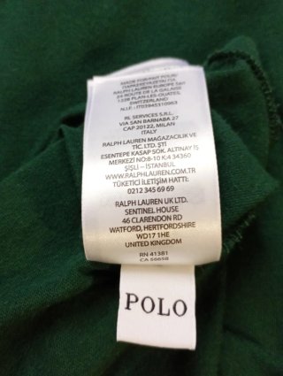 Polo Ralph Lauren Camiseta Verde Talla XXL
