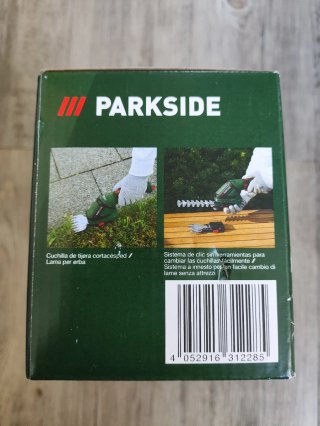 Tijera cortacésped arreglasetos recargable 2 en 1
