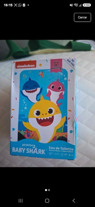 Eau de Toilette Baby Shark 30ml Nickelodeon