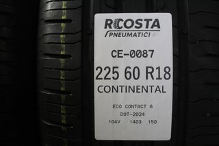 2 Gomme Usate Continental 225/60 R18 104V
