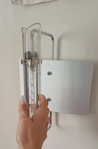 Plafoniera trasparente