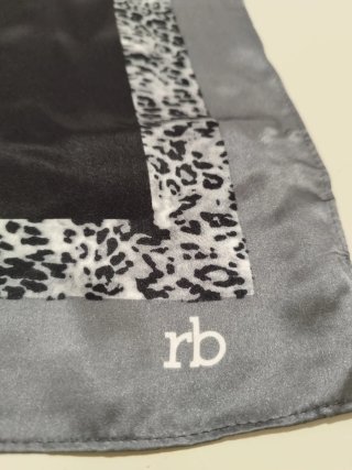 Foulard RoccoBarocco seta animalier