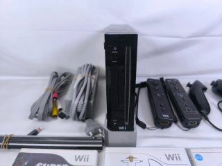 Consola Nintendo Wii Negra + Juegos y Accesorios