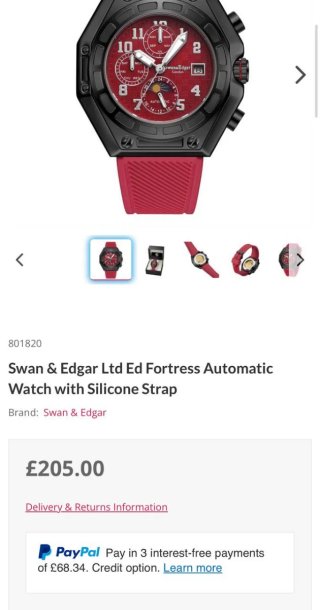 Reloj Swan Edgar fortress SE00981 para hombre