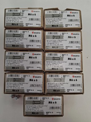 Tornillos M6 x 6 (200 uds.)