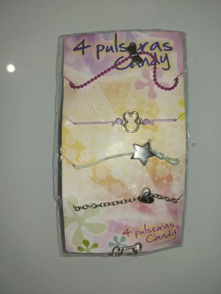 Conjunto 4 pulseras BRAVO