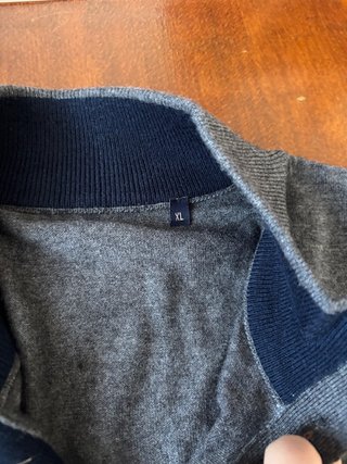 Gilet Cardigan Uomo Lana Grigio