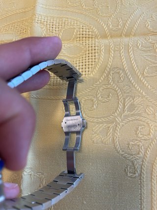 Cartier Santos Mod Automático Acero Esfera Negra