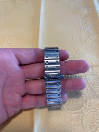 Cartier Santos Mod Automático Acero Esfera Negra