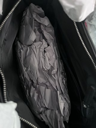 Bolso grande Desigual lunares blanco y negro