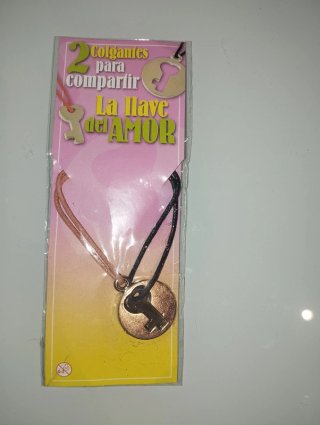 2 Colgantes La Llave del Amor