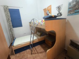 Litera tres camas madera y metal