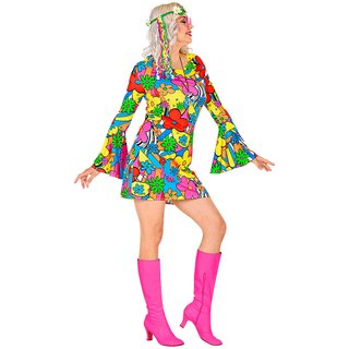Costume Hippie Anni 60 Fiore per Adulti