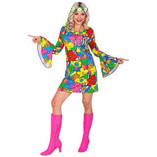 Costume Hippie Anni 60 Fiore per Adulti