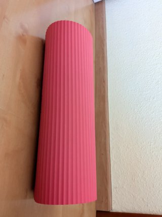 Colchoneta de yoga rosa