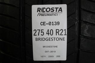 2 Gomme Usate Bridgestone 275 40 R21 107Y