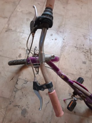 Bicicleta niña B'Twin morada