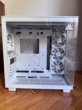Torre PC NZXT H9 Flow Blanca