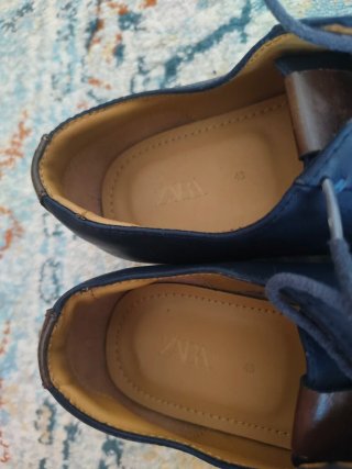 Zapatos de vestir Zara hombre azul