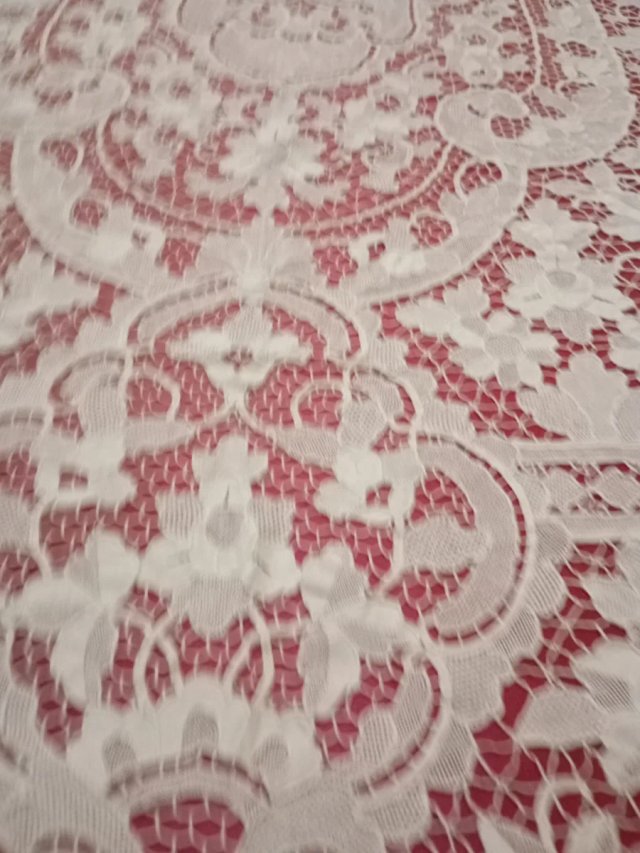 Mantelería Veneciana Encaje de Aguja artesanal