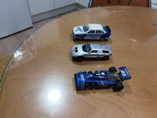 Lote 3 coches Scalextric Tyco y Altaya